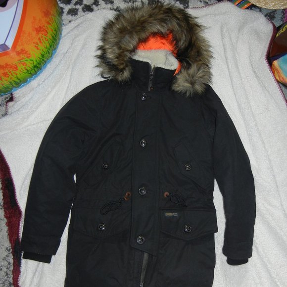 Mens American Eagle parka coat Down Insulated Small
